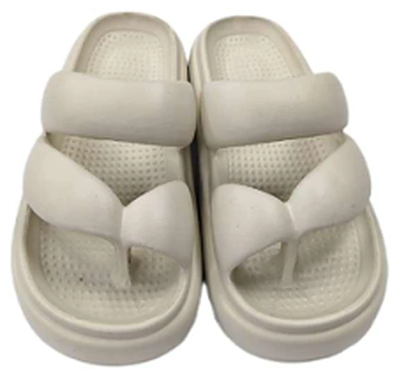 Chinelo de Dedo Salto Médio 5003 Feminino na cor Areia